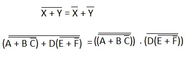 De-Morgans Theorem