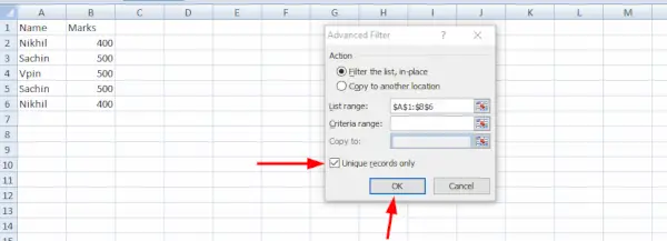 Kā noņemt dublikātus programmā Excel