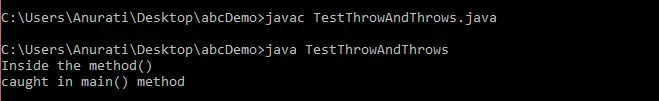 Javaのthrowとthrowsの違い