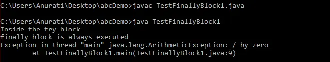 Java finalmente bloqueia