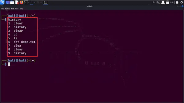Kontrola existujúcej histórie