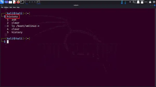 Kontrola existujúcej histórie