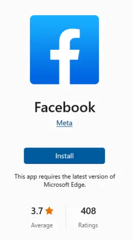 Darbības, lai instalētu-facebook-on-Windows_1