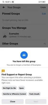 Cómo eliminar el grupo de Facebook