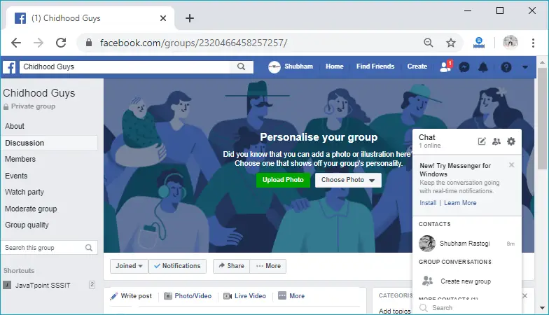 Comment supprimer un groupe Facebook