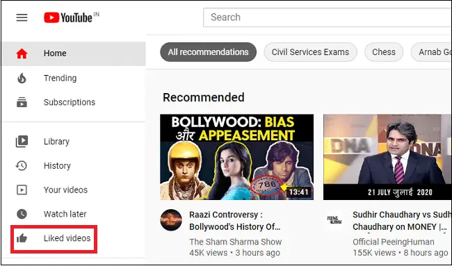 Så här ser du dina gillade videor på Youtube