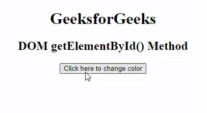 Metoda getElementById() HTML DOM