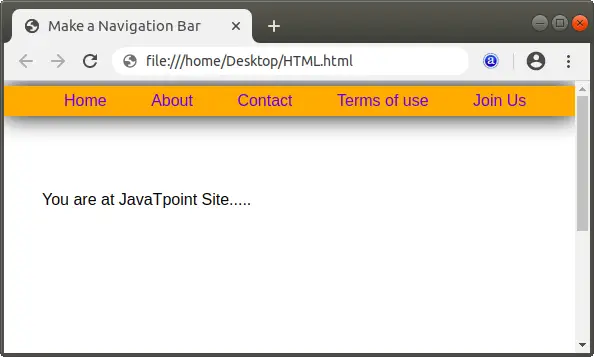 Come realizzare una barra di navigazione in Html