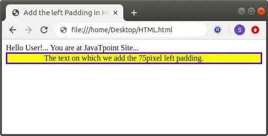 Как да добавите Padding в Html