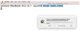 Як встановити Atom на MacOS