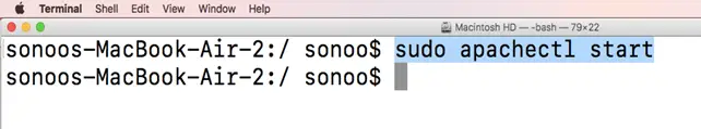 Macos Apache 2