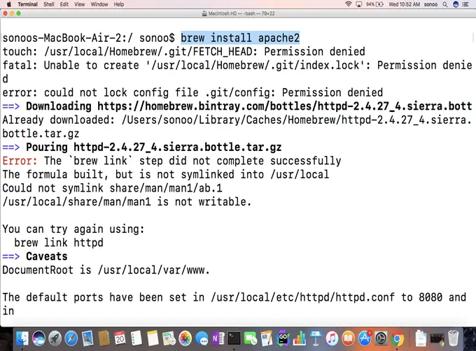 Як встановити веб-сервер Apache на MacOS