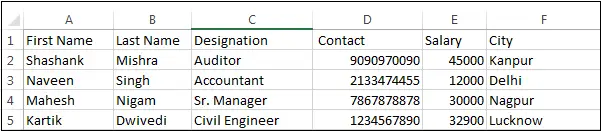 كيفية قراءة ملف CSV في جافا