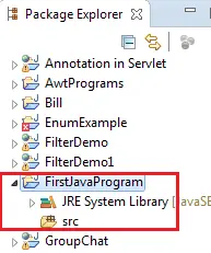 Java program futtatása eclipse-ben