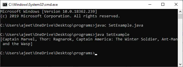 Definir vs Mapa em Java