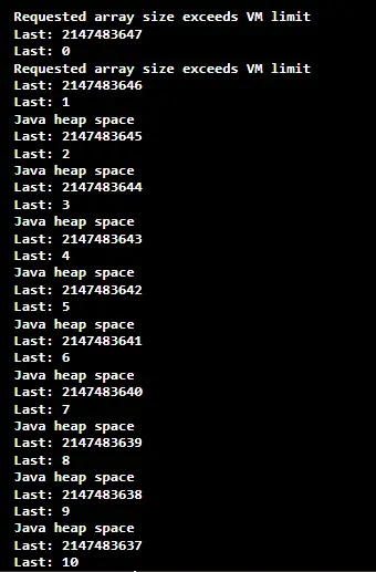 גודל מקסימלי של מחרוזת Java