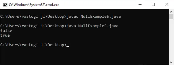 Feiten over null in Java