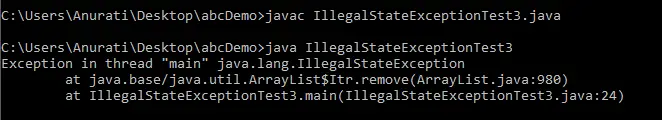 So lösen Sie IllegalStateException in Java