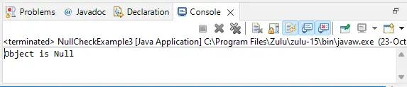 Како проверити нулл у Јави