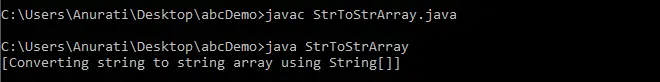 Com convertir String a String matriu a Java