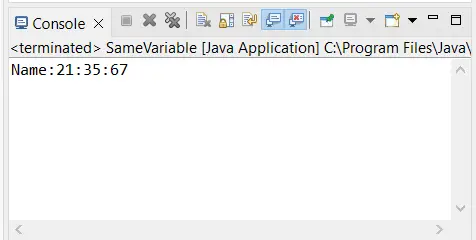 Java-variabeldeklaration