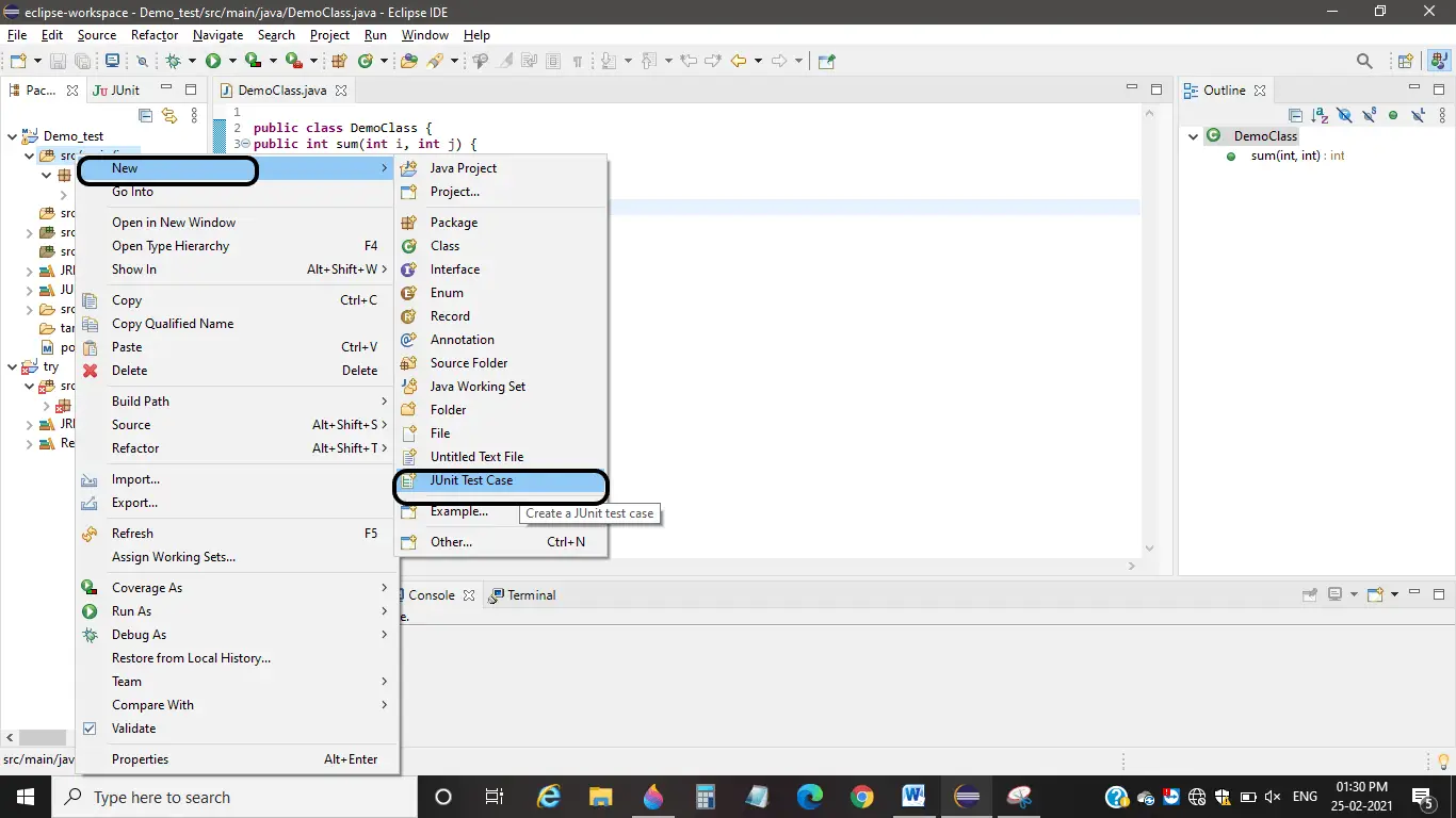 Cómo escribir casos de prueba en Java