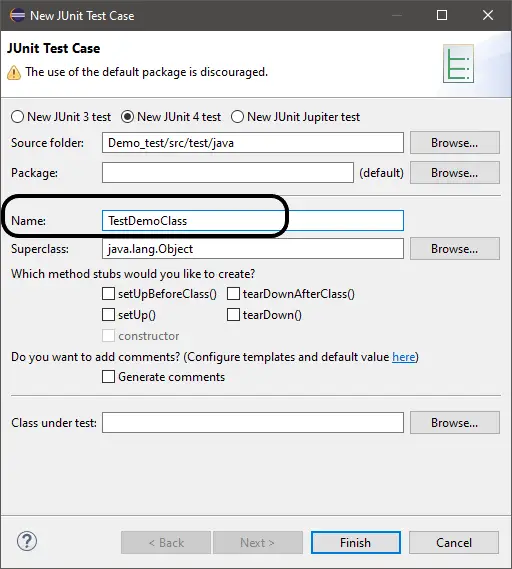 Cómo escribir casos de prueba en Java