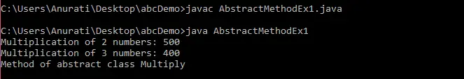 Abstrakt metode i Java