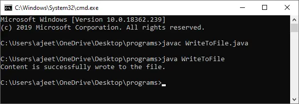 Operazioni sui file in Java