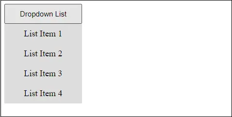 Comment créer une liste déroulante en utilisant JavaScript