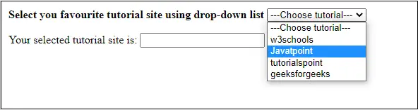 Cómo crear una lista desplegable usando JavaScript