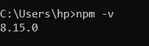 npm Installationskommando