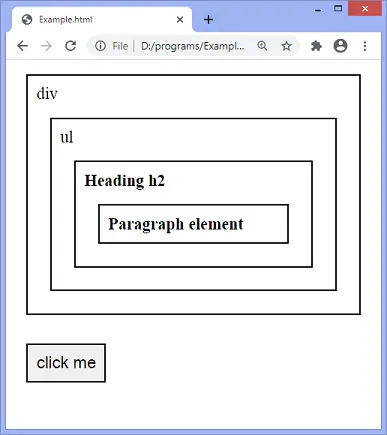 jQuery parent()-methode