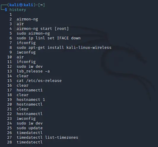 Kali Linux osnovne naredbe