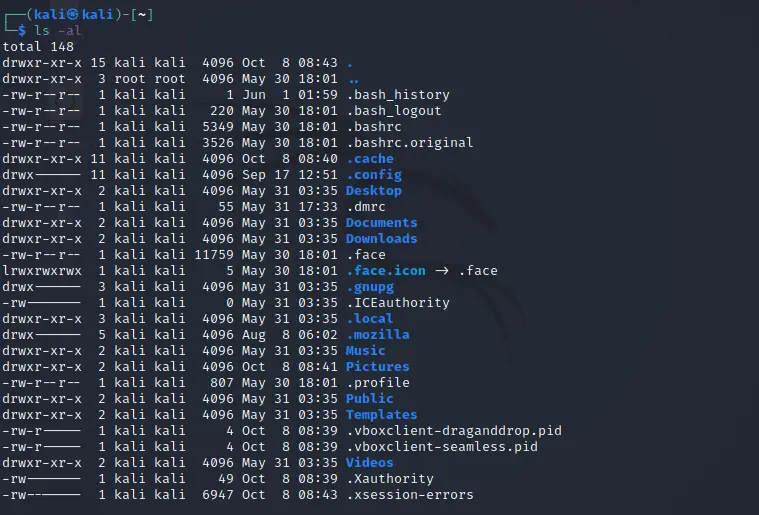 Commandes de base de Kali Linux