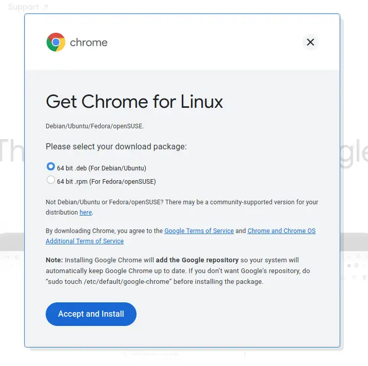 Sådan installeres Google Chrome i Kali Linux