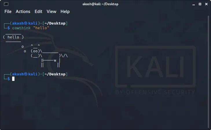 Kali Linux - ターミナル