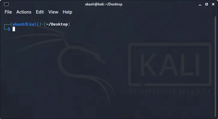 Kali Linux – Terminal