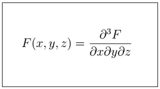 Dérivé partiel latex 4