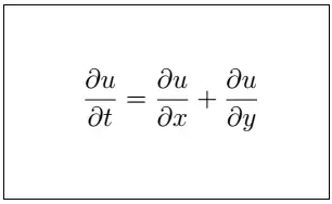 Latex gedeeltelijke afgeleide 8