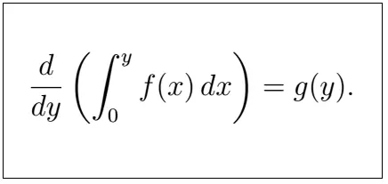 Latex Integral 1