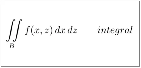 Latex Integral 2