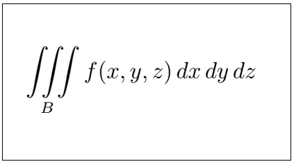 Latex Integral 3