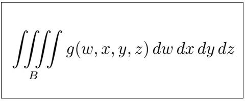 Latex Integral 4