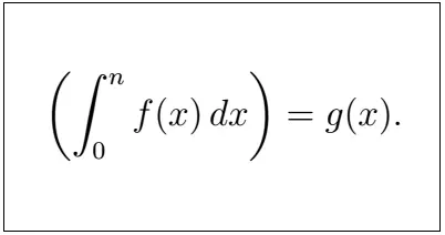 Integraal latex