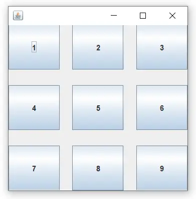 Java GridLayout