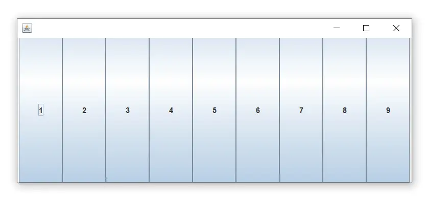 Java GridLayout