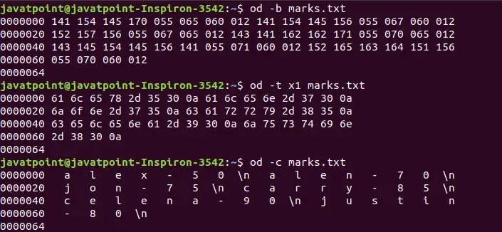 Linux-kommandoer med eksempler