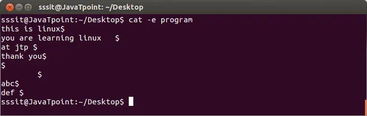 Linux gatto e