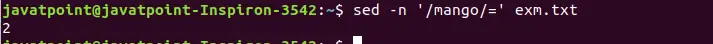 Linux Sed Filter